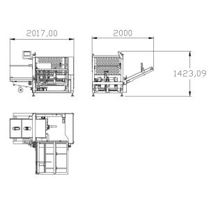Fully Automated Unpacking Machine with Up to 30 Boxes per Minute and 800 x 600 x