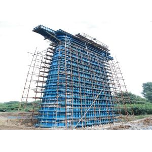 Customized Modular Steel Column Formwork Easy Maintenance No Rust Corrosion