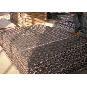 3003 3105 5052 Aluminium Checker Plate / Aluminium 5 Bar Tread Plate Damp Proof