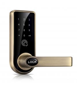 China High Security Bluetooth Door Lock Support Digital Password IC Card For Entry Front Door on sale