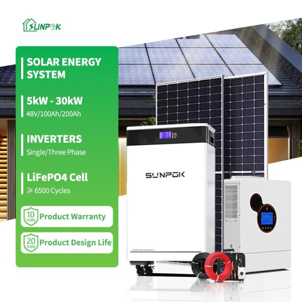 Solar System 6.2kw Complete 6.2KW 10.2KW Complete Solar Kit Off Grid Solar Panel