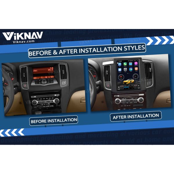 2008-2012 Nissan MAXIMA Double Din Bluetooth Head Unit Car Stereo Replacement