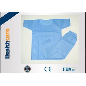 China Eco Friendly Disposable Scrub Suits Surgical Hospital Gowns With CE Certificate on sale
