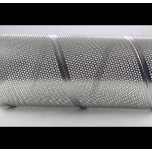 China Welded Punched Tubing Perforated Cylinder Customized Metal High Pressure on sale