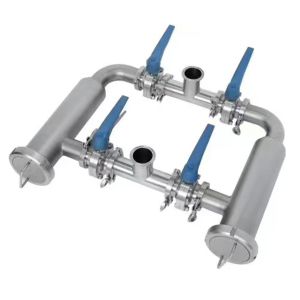 Industrial Juice Milk Dairy Multi Cartridge Housing Oil Pipeline Duplex