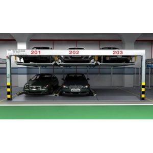 Two Level Puzzle Mechanical Parking Garage IC Card Remote Control System