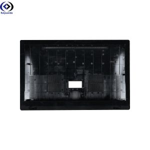 Gloss Surface Black ABS Injection Molding Components For Computer Back Shell