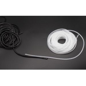 Plastic Wire Spiral Winding Tube Transparent / Black / White Winder Retractable