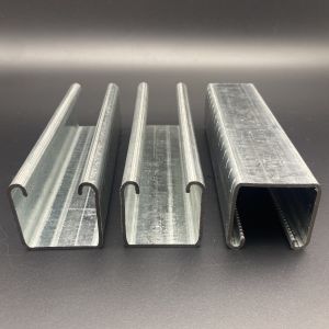 China Galvanized Steel Unistrut Profile with Tick Marks on sale
