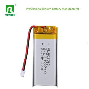 Lithium Battery Cell LP602560 3.7v 4.2v 1000mAh Rechargeable Lipolymer Batteries