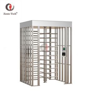 AC 220V Pedestrian Turnstile Gate Full Height 1450*1500*2300mm