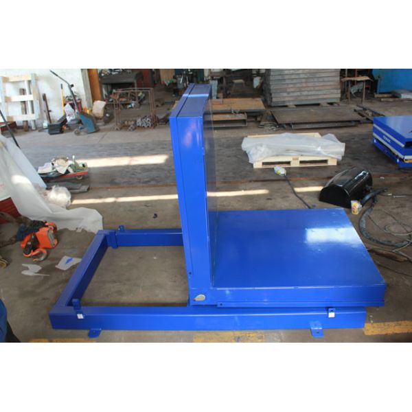 90 Degree Hydraulic Tilt Table Industrial 2 Ton 4400lbs Capacity Turn Over In Two Ways
