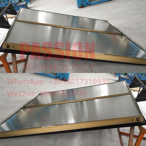 Quality 2m2 Blue Flat Plate Solar Collector 100L Flat Panel Solar Water Heater wholesale