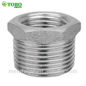 TOBO Brass Pipe Fitting 1/2" Male X 1/2" Female NPT Brass Reducer Hex Reducing