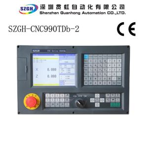 Economical Type simple 2 Axis CNC Lathe Controller Support PLC and macro