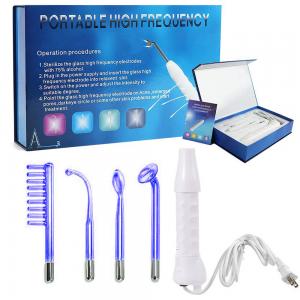 Cheap 4 In 1 CE High Frequency Skin Therapy Wand Facial Machine for sale