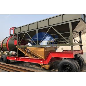 JZM1500 Mobile Cement Mixer Plant With Batching Machine Cement Silo