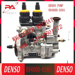 Common Rail Fuel Pump 094000-0381 For KOMATSU SAA6D125E-3/3A/3B3G Engine PC450-7