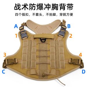 No-Pull Tactical Dog Harness for Medium and Large Dogs | Enhanced Safety and