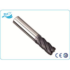 2 4 6 Flute End Mill , Corner Radius End Mill with TiAN / TiCN / TiN / ARCO