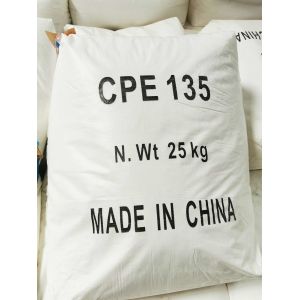 Cheap CPE 135A White Powder 1.35 G/cm3 0.75% Volatile 63231-66-3 Dense Powdered Polymer for sale