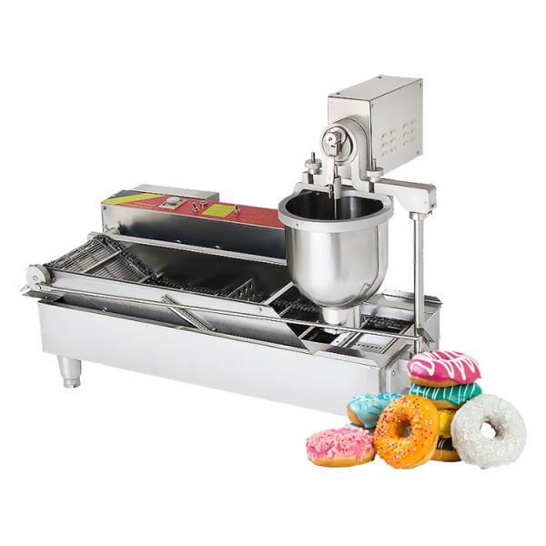 Quality Donuts maker industrial donut making machine,3 layer ball donut making machine with fryer machine wholesale