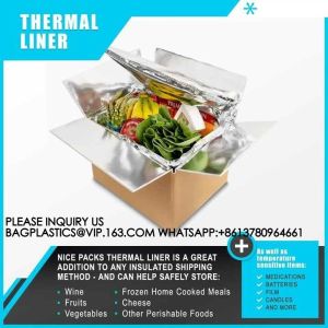 Insulation Liners Reusable Cooler Bags Cold Shipping Box Thermal Box Liner