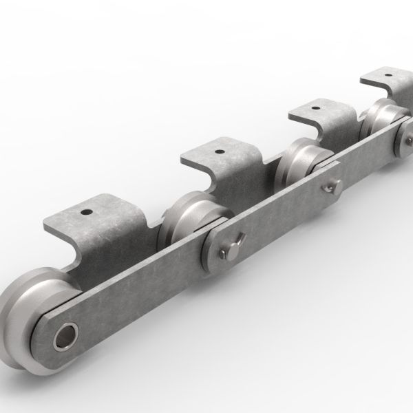 Quality 50mm Pitch Duplex Conveyor Cranked Link Chain OEM ODM wholesale