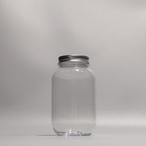 Customized Color Round BPA Free PET Plastic Bottles U shape with Screw On Lid