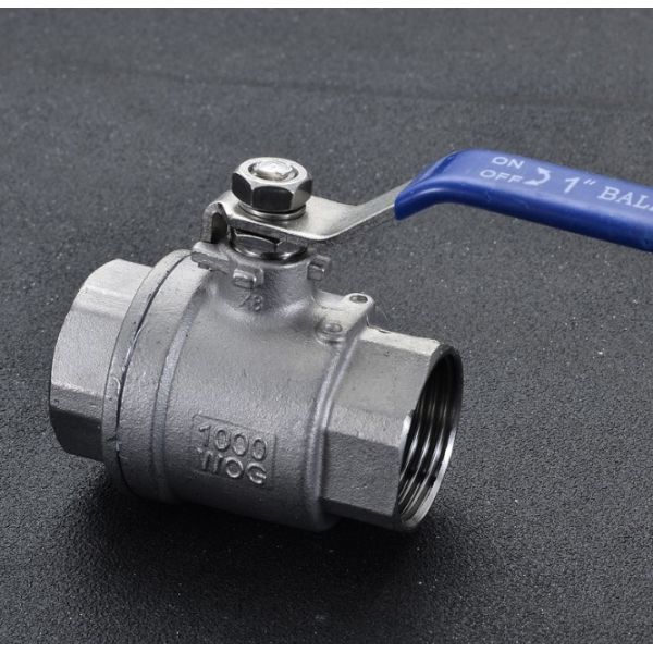 Quality 2PC Stainless Steel Ball Valve 316 304 Material for Normal Temperature Media wholesale