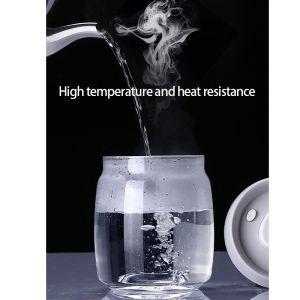 Hand Pressed Vacuum Borosilicate Glass Storage Jars 585ml