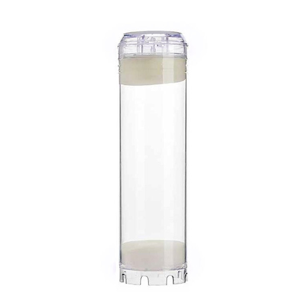 Quality Transparent Container Empty Water Filter Canister Housing Refillable Housing 10x2.5" wholesale