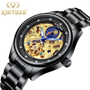Luminous Tourbillon Skeleton Watch Classical With High Hardness Glass