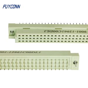 Female 396 DIN41612 Connector 96 Pin Straight PCB Eurocard Grey Color