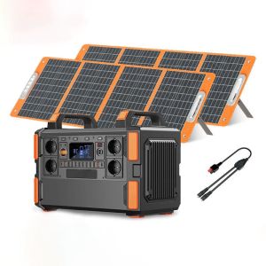 FlashFish 1000w Lifepo4 Lithium Iron Phosphate Battery Power Station with Solar