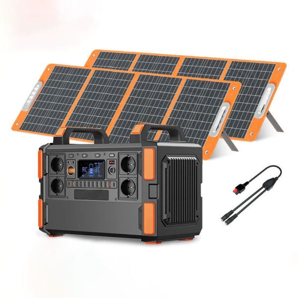 FlashFish 1000w Lifepo4 Lithium Iron Phosphate Battery Power Station with Solar