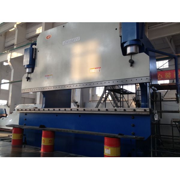 800 Ton 6 M CNC Press Brake Machine For Bending Light Pole With Welded Steel