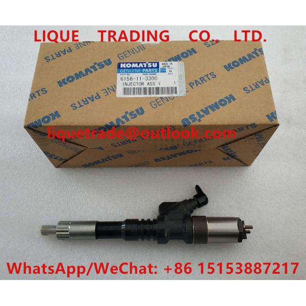 Quality DENSO Fuel Injector 095000-1210 , 095000-1211 , 6156-11-3300 , 6156113300 for Komatsu 0950001211 wholesale