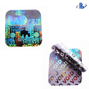 Multi Color Heat Resistant 3D 25um Holographic Security Labels