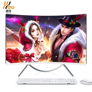 27 Inch Curved hd Screen 1920*1080 core i5 i7 ram 8g 16g ssd 240g 480g all in