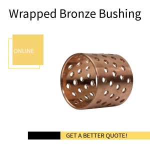 CuSn8P Flanged Bronze Bushing Metric Size