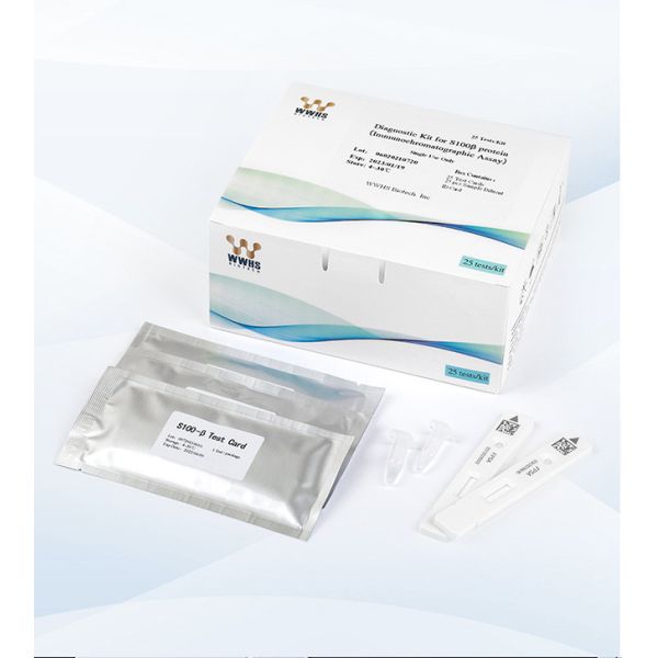 Quality S100-β Rapid Test Cassette POCT Diagnostic Kit WB Serum Plasma in whole blood, plasma and serum wholesale