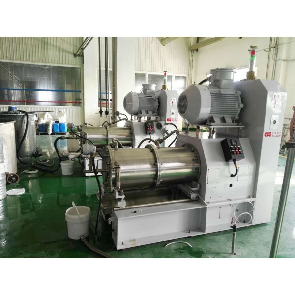 100L Dics Horizontal Bead Mill Sand Mill For Paint Silicon Carbide Ceramics