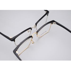 Modern Business Browline Glasses Metal Frame Perfectly Match All Face Shapes