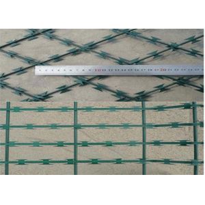 Professional Colored Barbed Tape PVC Razor Barbed Tape Top On Wall CBT -65