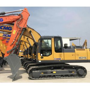 Orange Used XCMG Excavator XE215C Second Hand Kobelco Excavators