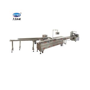 High Speed 2 Lane Stable Snack Food Factory Sandwich Biscuit Machine Large Size