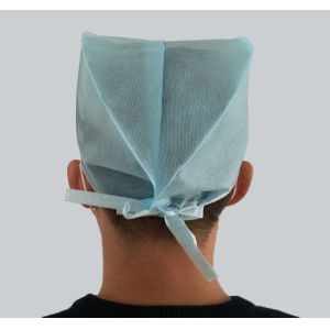 Medical High Quality Disposable Non-woven surgical cap ,with ties or elastic back ,in China.El cirujano tapar