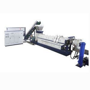 Low Rotating Speed And Stable Crushed HDPE PP Flake Plastic Pelletizing And
