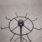 550mm Height 100mm Width Rotating Display Rack With Hooks